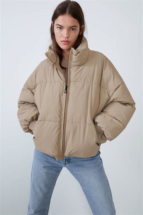 oversized puffer jacket zara.